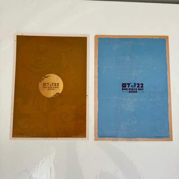 4 One Piece Full Force Ichiban Kuji Prize Visual Art Sheet Clear File Poster - Picture 6 of 10